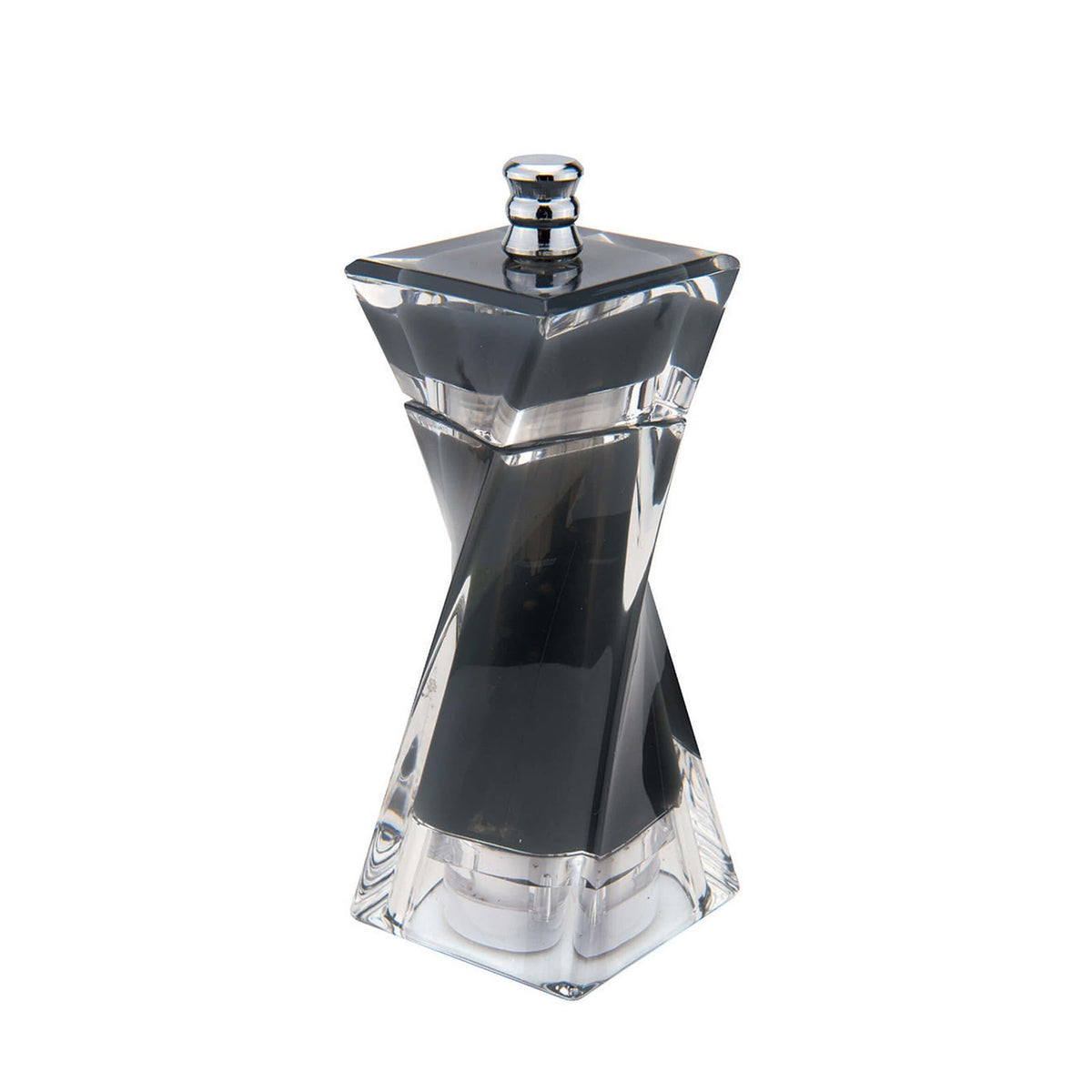ILSA Vogue Macinasale e Macinapepe Nero H 20 cm con Macina in Ceramica