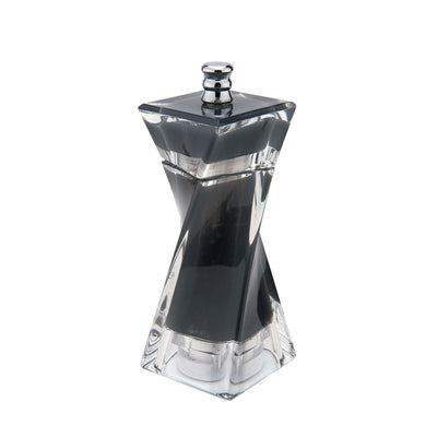ILSA Vogue Macinasale e Macinapepe Nero H 20 cm con Macina in Ceramica