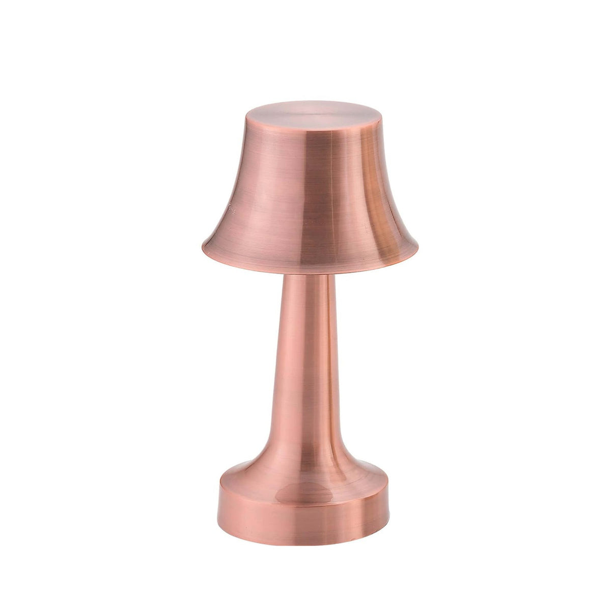Lampada LED da Tavolo Campana Ricaricabile Touch Rame Luce Regolabile