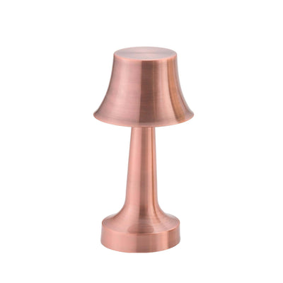 Lampada LED da Tavolo Campana Ricaricabile Touch Rame Luce Regolabile