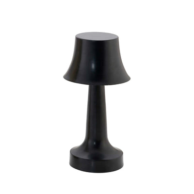 Lampada LED da Tavolo Campana Ricaricabile Touch Nera Luce Regolabile