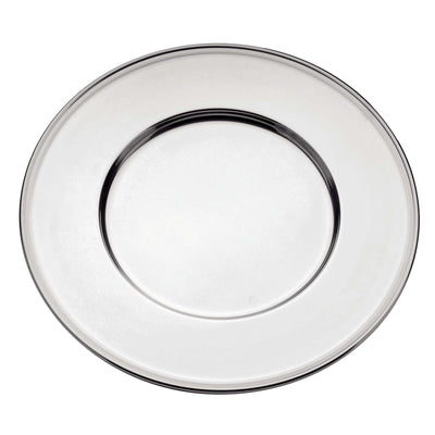 Sottopiatto Bordo Inglese in Acciaio Inox 18/10 Ø 31,5 cm 12 Pezzi