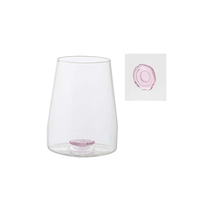 Sigillo Bicchiere Vetro Borosilicato Rosa 39 cl 6 Pezzi