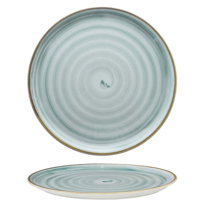 Saturnia Napoli Piatto Pizza Circus Verde 33 cm 6 Pezzi