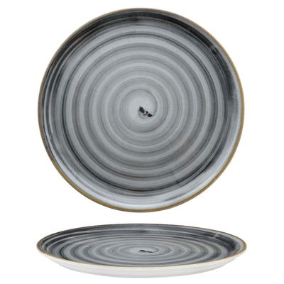 Saturnia Napoli Circus Nero Piatto Pizza in Porcellana Ø 33 cm 6 Pezzi