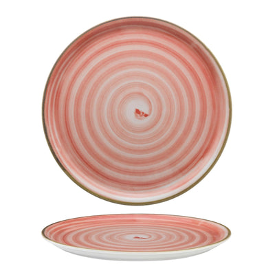Saturnia Napoli Circus Rosso Piatto Pizza in Porcellana Ø 31 cm 6 Pezzi