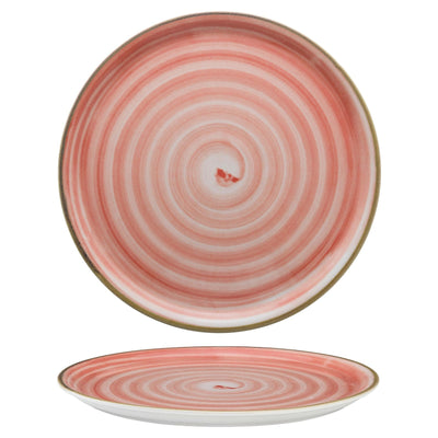 Saturnia Napoli Circus Rosso Piatto Pizza in Porcellana Ø 33 cm 6 Pezzi