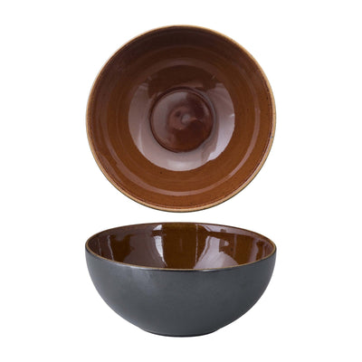 Churchill Nourish Tokyo Black Coppa in Ceramica 1,07 L 18,3 cm 6 Pezzi