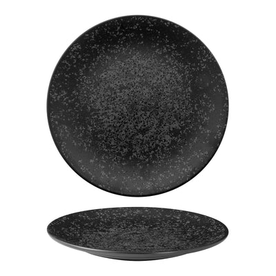 Churchill Shades Nero Piatto Piano Ø 28,8 cm 6 Pezzi