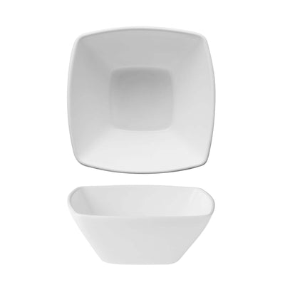 Bormioli Rocco Eclissi Bianco Coppetta Quadrata in Vetro 14x14 cm 12 Pezzi