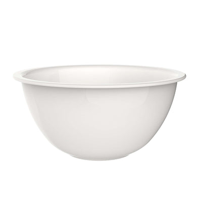 Easy Insalatiera Coppa Impilabile in Vetro Bianco Temperato XL Ø 25,5 cm 3,1 L 3 Pezzi