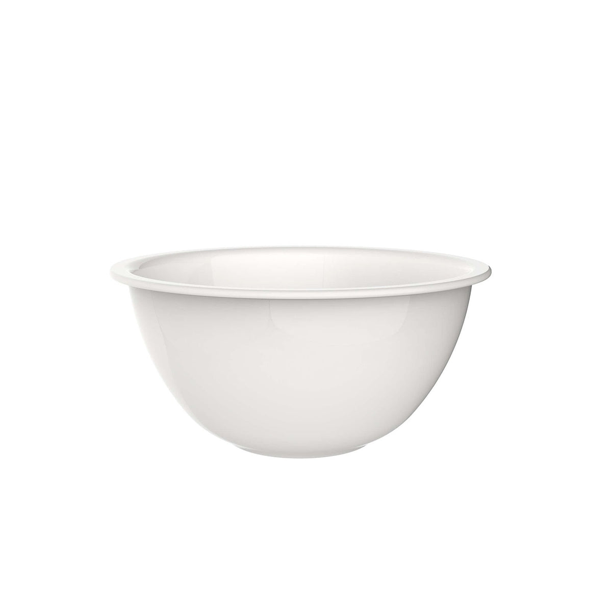 Easy Insalatiera Coppa Impilabile in Vetro Bianco Temperato M Ø 18,6 cm 1,2 L 4 Pezzi