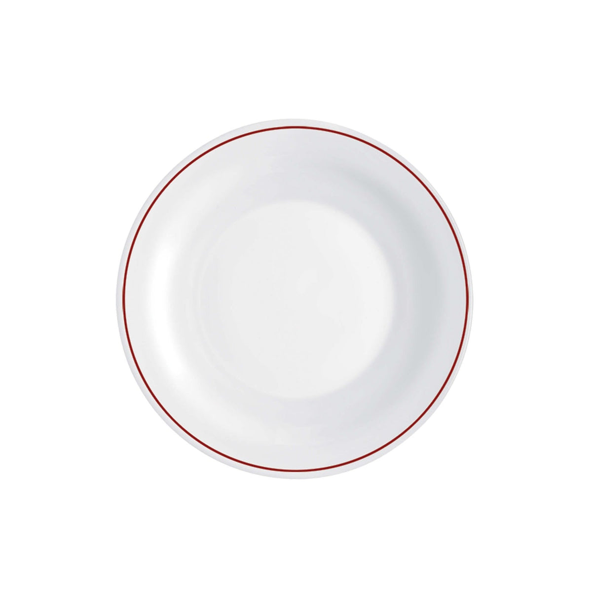 Careware Sicura Infinito Piatto Pane Vetro Decorato Rosso Ø 15,5 cm 6 Pezzi