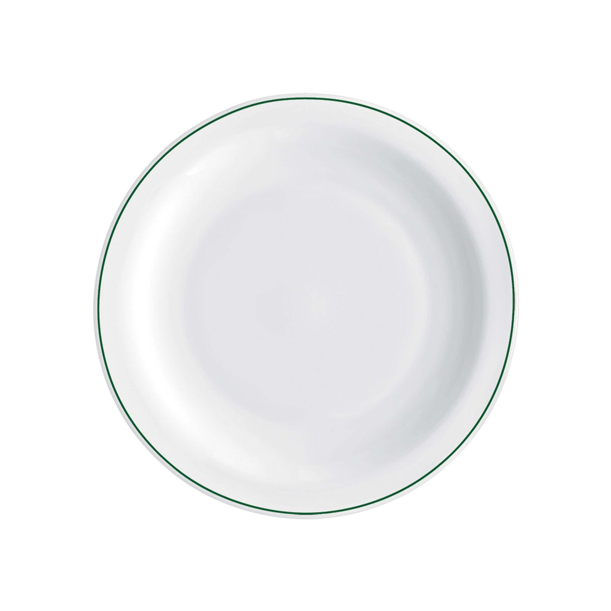 Careware Sicura Infinito Piatto Piano Vetro Decorato Verde Ø 21 cm 6 Pezzi