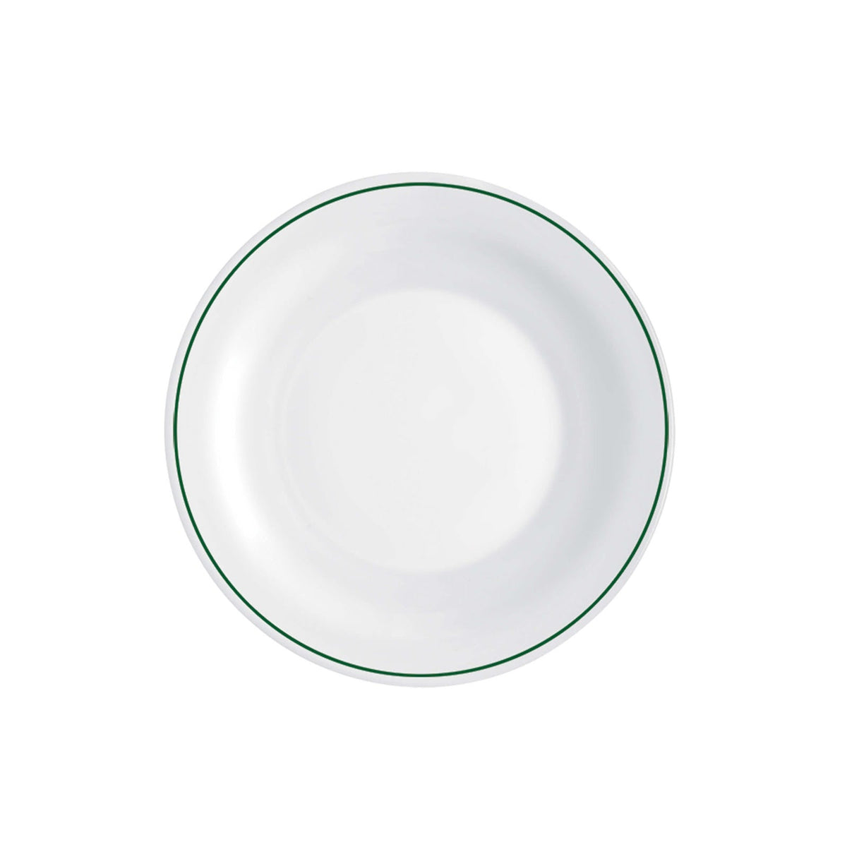 Careware Sicura Infinito Piatto Pane Vetro Decorato Verde Ø 15,5 cm 6 Pezzi