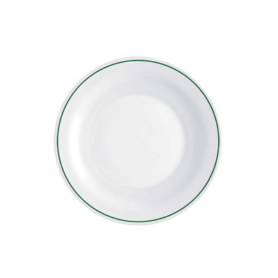 Careware Sicura Infinito Piatto Pane Vetro Decorato Verde Ø 15,5 cm 6 Pezzi