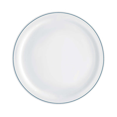 Careware Sicura Infinito Piatto Piano Vetro Decorato Blu Ø 25,5 cm 6 Pezzi