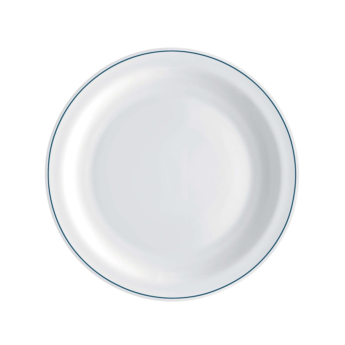 Careware Sicura Infinito Piatto Piano Vetro Decorato Blu Ø 23,5 cm 6 Pezzi