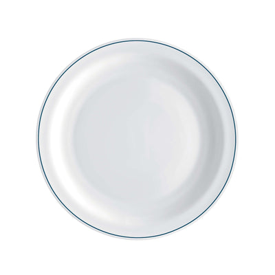 Careware Sicura Infinito Piatto Piano Vetro Decorato Blu Ø 23,5 cm 6 Pezzi