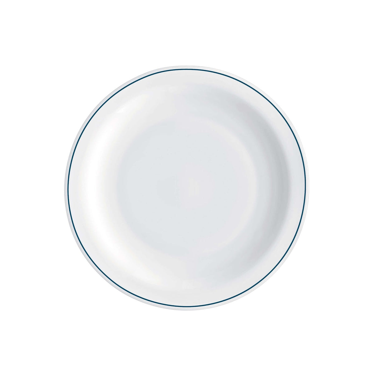 Careware Sicura Infinito Piatto Frutta Vetro Decorato Blu Ø 19,5 cm 6 Pezzi