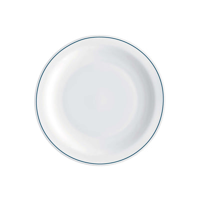 Careware Sicura Infinito Piatto Frutta Vetro Decorato Blu Ø 19,5 cm 6 Pezzi