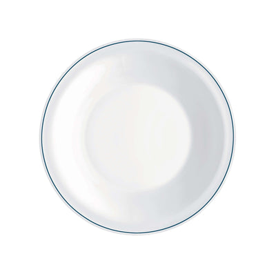 Careware Sicura Infinito Piatto Fondo Vetro Decorato Blu Ø 22,6 cm 6 Pezzi
