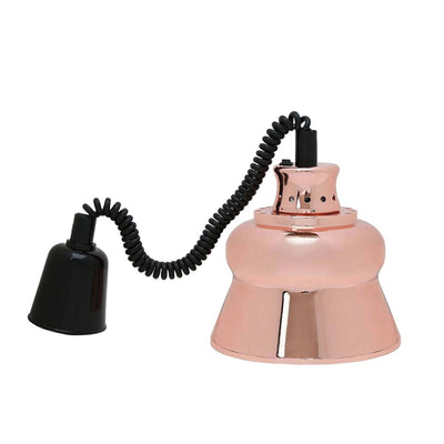 Elite Lampada Scaldabuffet Rame Ø 23 cm 250 W con Lampadina a Infrarossi