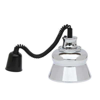 Elite Lampada Scaldabuffet Cromata Ø 23 cm 250 W con Lampadina a Infrarossi