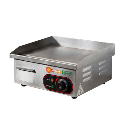 Piastra Grill Elettrica Liscia 40x35 cm H 21 2000 W