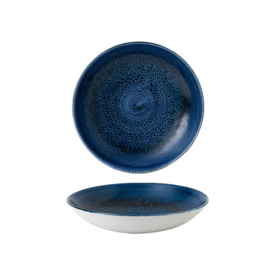 Churchill Stonecast Plume Blu Piatto Fondo 24,8 cm 12 Pezzi