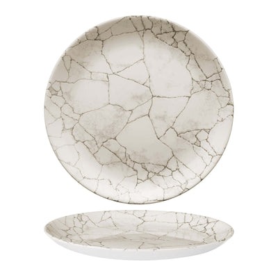 Churchill Studio Prints Kintsugi Grigio Agata Piatto Piano 28,8 cm 12 Pezzi