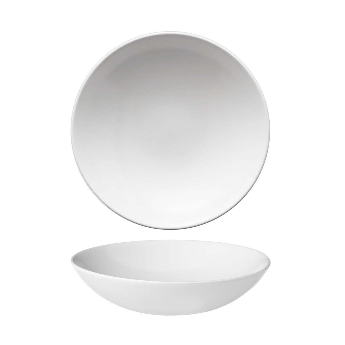 Churchill Vellum Bianco Piatto Fondo Coppa 18,2 cm 12 Pezzi