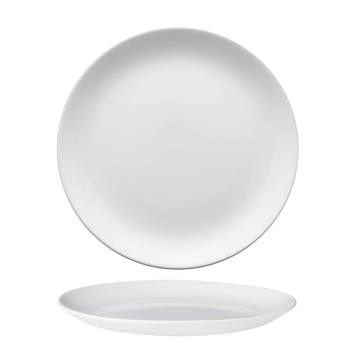 Churchill Vellum Bianco Piatto Piano 26 cm 12 Pezzi