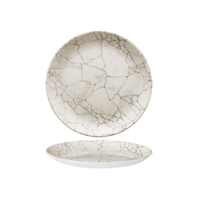 Churchill Studio Prints Kintsugi Grigio Agata Piatto Frutta 21,7 cm 12 Pezzi