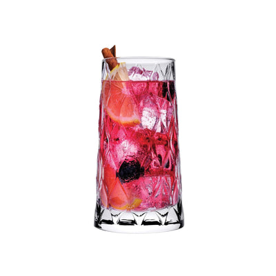 Pasabahce Leafy Bicchiere Bibita 34,5 cl 4 Pezzi