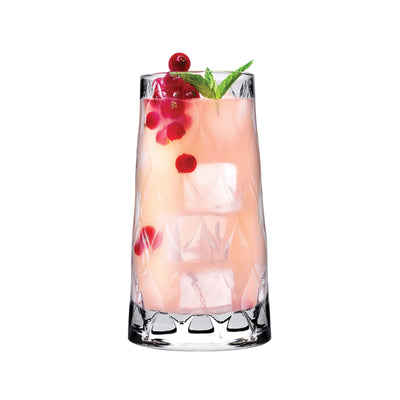 Pasabahce Leafy Bicchiere Long Drink 45 cl 4 Pezzi