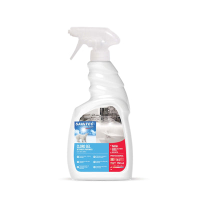 Cloro Gel Detergente Sgrassante e Igienizzante 750 ml 6 Pezzi