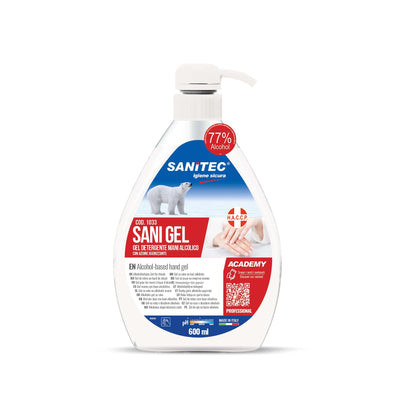 Sani Gel Igienizzante Mani a Base Alcolica 600 ml 6 Pezzi