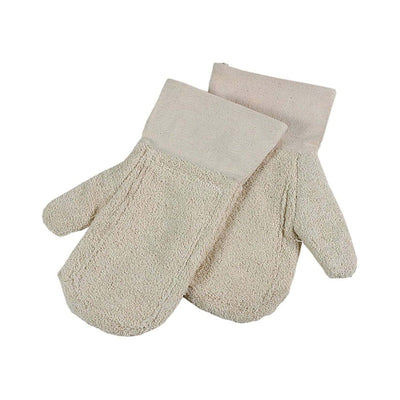 Guanto da Forno in Cotone Bianco 34 cm Confezione da 2 Pezzi