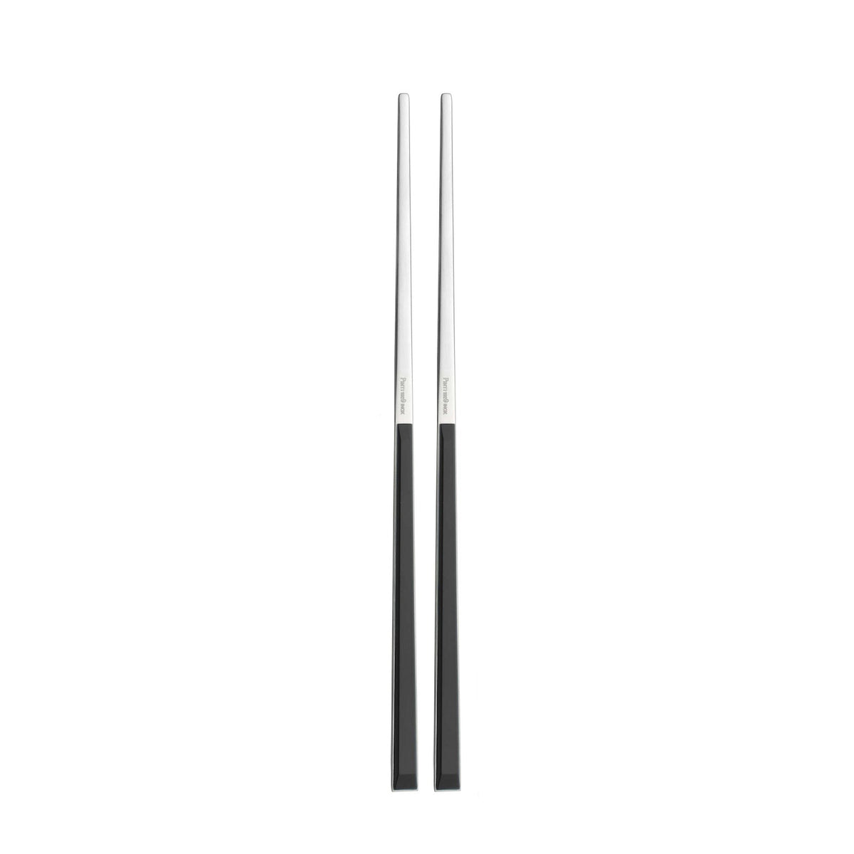 Pinti Sushi Pro Set 2 Bacchette in Acciaio Inox 18/10 Nere 12 Pezzi