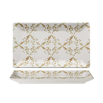 Corinto Piatto Piano Rettangolare 25x15 cm 6 Pezzi