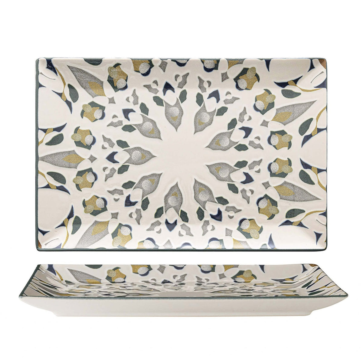 Amalfi Piatto Piano Rettangolare 30x20 cm 6 Pezzi