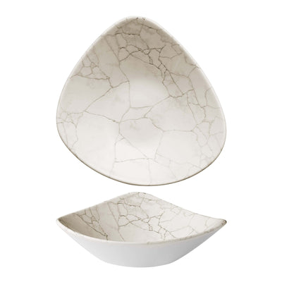 Churchill Studio Prints Kintsugi Agate Piatto Fondo Triangolare 23,5 cm 12 Pezzi