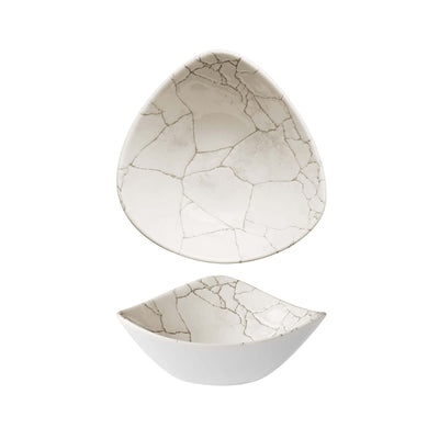 Churchill Studio Prints Kintsugi Agate Piatto Fondo Triangolare 18,5 cm 12 Pezzi