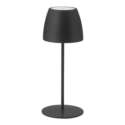 Sally Lampada LED Touch Ricaricabile Nera 11,5 cm H 30