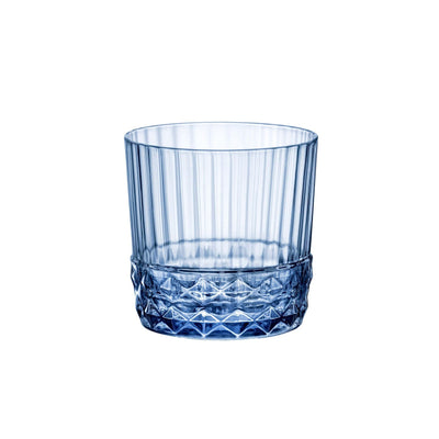 Bormioli Rocco America '20s Sapphire Blue Bicchiere Rocks 30 cl 6 Pezzi