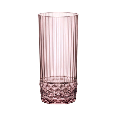 Bormioli Rocco America '20s Liliac Rose Bicchiere Cooler 48 cl 6 Pezzi