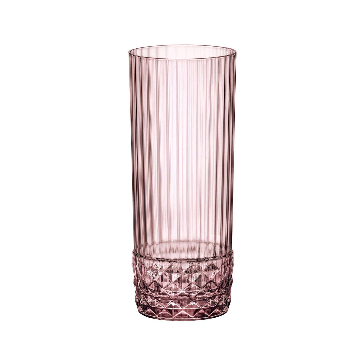 Bormioli Rocco America '20s Liliac Rose Bicchiere Long Drink 40 cl 6 Pezzi