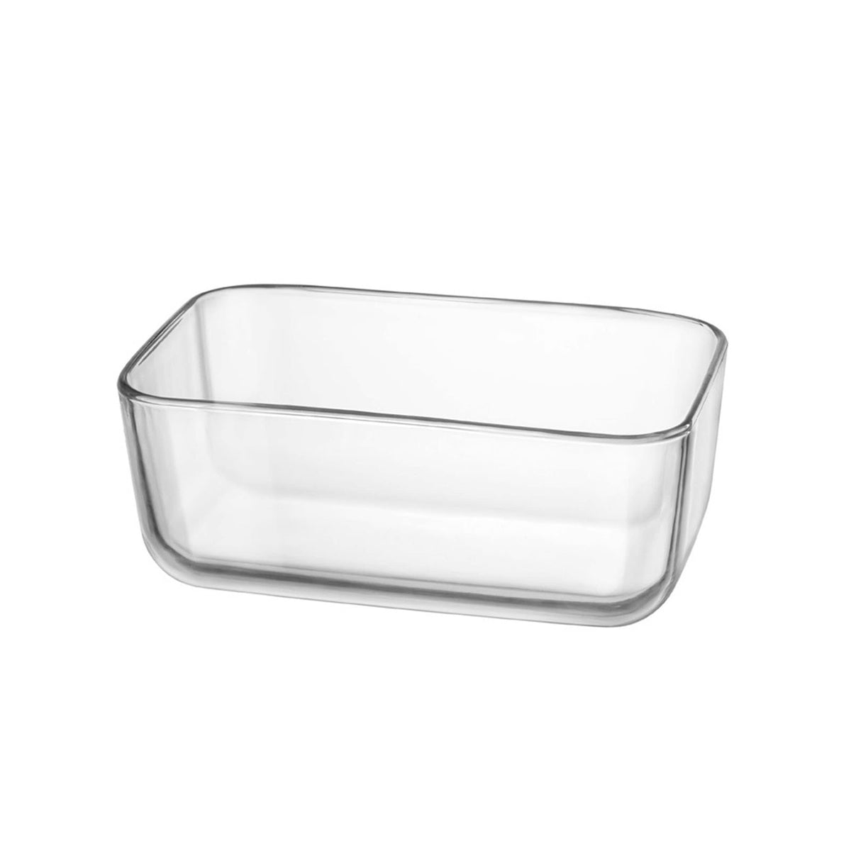 Bormioli Rocco Buffet Organize Contenitore Rettangolare in Vetro 21x13 cm 6 Pezzi