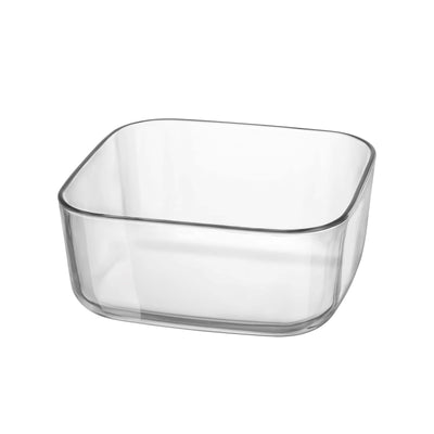 Bormioli Rocco Buffet Organize Contenitore Quadrato in Vetro 19x19 cm 6 Pezzi